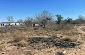 Encuentran restos calcinados en rancho abandonado entre Tamaulipas y Nuevo León