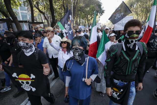 La nueva marcha de la Generación Z inicia con escasa afluencia en Ciudad de México