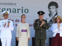 Sheinbaum llama a defender la soberanía en el Bicentenario de la Independencia en la Mar