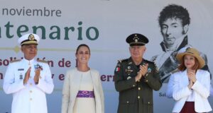 Sheinbaum llama a defender la soberanía en el Bicentenario de la Independencia en la Mar