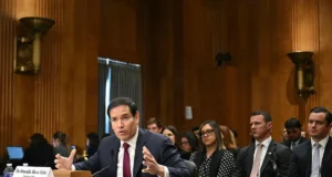 Marco Rubio defiende política exterior de Trump ante el Senado de EU