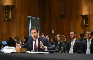 Marco Rubio defiende política exterior de Trump ante el Senado de EU