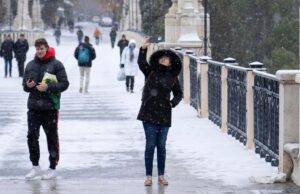 Borrasca Francis provoca nevadas y fuerte descenso térmico en España