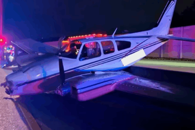 AVIONETA ATERRIZA EMERGENCIA FLORIDA