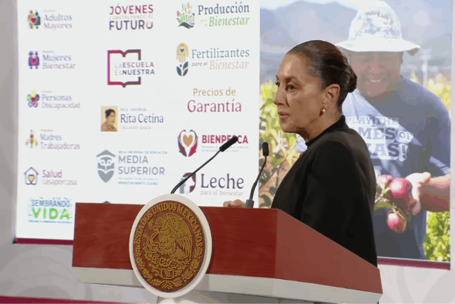 SHEINBAUM DICE BIENESTAR 32