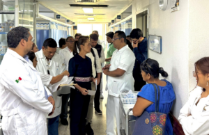 Sheinbaum visita a victimas del Tren Interoceánico y anuncia indemnizaciones de 30 mil pesos