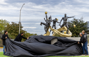 Develación de ‘Pasión Mundial’: Legado Escultórico para el Mundial 2026 en Guadalupe