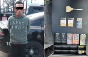 Detienen a joven tras robar una caja registradora en Monterrey