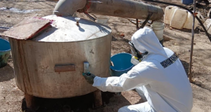 Semar desmantela tres laboratorios de metanfetaminas en Michoacán, Durango y Sinaloa