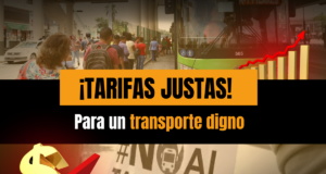 Tarifas justas para un transporte digno