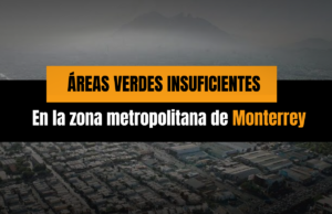 Áreas verdes insuficientes en la zona metropolitana Monterrey