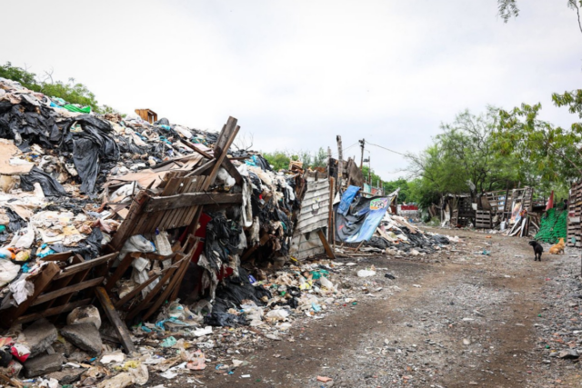 RIO PESQUERIA SIGUE SUCIO