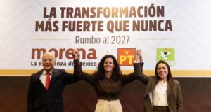 Alianza de Morena, PT y PVEM para el 2027