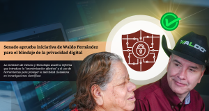 Senado aprueba iniciativa de Waldo Fernández para el blindaje de la privacidad digital