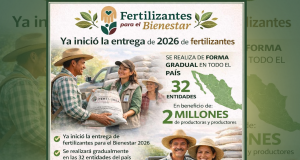 Gobierno Federal continua con la entrega gratuita de fertilizantes al sur de Nuevo León