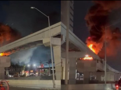 Incendio y explosión en obra de la Línea 6 del Metro en Nuevo León