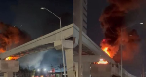 Incendio y explosión en obra de la Línea 6 del Metro en Nuevo León