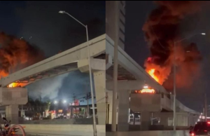 Incendio y explosión en obra de la Línea 6 del Metro en Nuevo León