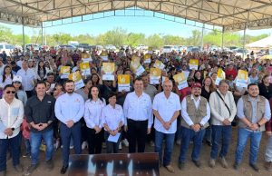 Colocan primera piedra del Fraccionamiento “La Parrita” en Linares: Impulso al programa Vivienda para el Bienestar