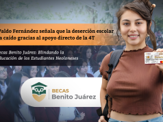 Waldo Fernández señala que la deserción escolar ha caído gracias al apoyo directo de la 4T