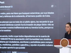 Cuenta para apoyar a Cuba que AMLO llamó a depositar está regulada y será fiscalizada: Sheinbaum