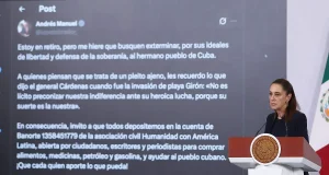 Cuenta para apoyar a Cuba que AMLO llamó a depositar está regulada y será fiscalizada: Sheinbaum