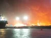 Controlan incendio en Refinería Olmeca: Lluvias provocaron el siniestro