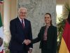 Claudia Sheinbaum se reúne con el presidente de Alemania en el Museo Maya de Cancún