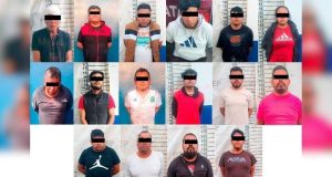 Capturan a 16 supuestos integrantes de la Familia Michoacana en Puebla
