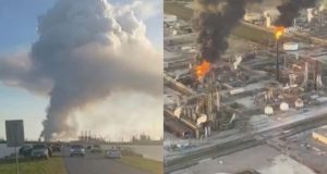 Fuerte explosión en refinería de Texas activa protocolos de emergencia