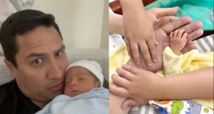 Julión Álvarez celebra la llegada de su tercera hija y comparte su felicidad en redes