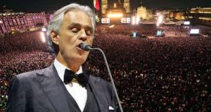 Andrea Bocelli ofrecerá concierto gratuito en el Zócalo de la CDMX