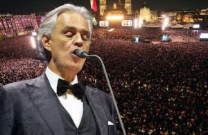 Andrea Bocelli ofrecerá concierto gratuito en el Zócalo de la CDMX