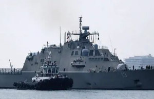 Buque de guerra estadounidense USS Wichita arriba al puerto de Veracruz en visita diplomática