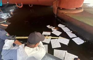 Semar retira 180 kilogramos de material contaminante en el puerto de Veracruz