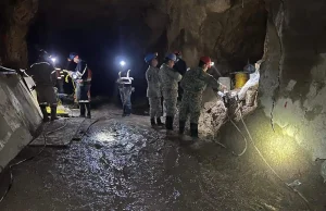 Avanzan trabajos de estabilización en mina Santa Fe para rescatar a mineros