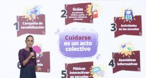 “Cuidarse es un acto colectivo”: Sheinbaum presenta estrategia nacional de salud mental y prevención