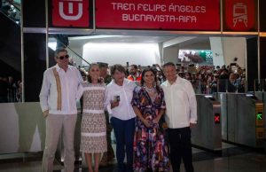 Claudia Sheinbaum inaugura la ampliación del Tren Suburbano al AIFA