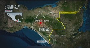 Sismo de magnitud 4.0 sacude la región de Chiapas