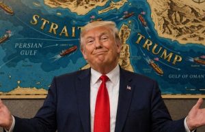 Trump renombra simbólicamente el Estrecho de Ormuz como “Estrecho de Trump”