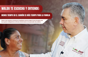 Waldo te escucha y entiende: Menos tiempo en el camión es más tiempo para la familia