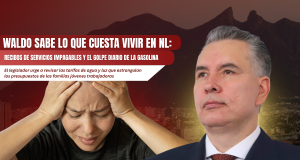 Waldo sabe lo que cuesta vivir en NL: Recibos de servicios impagables y el golpe diario de la gasolina