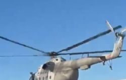Se desploma helicóptero de la Marina durante despegue en Mazatlán; reportan cinco heridos