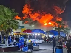 Incendio en Nave 1 de la Feria Tabasco deja cinco fallecidos