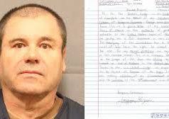 ‘El Chapo’ Guzmán envía nueva carta al juez Brian Cogan y le exige una respuesta