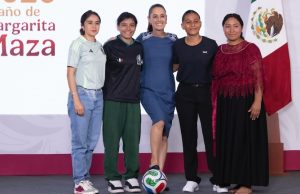 “El fútbol también lo pueden jugar mujeres”: Sheinbaum pide a equipos promover inclusión en canteras