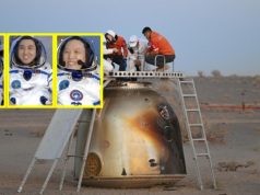 Taikonautas regresan a la Tierra tras 210 días en la estación espacial de China