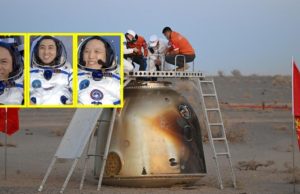 Taikonautas regresan a la Tierra tras 210 días en la estación espacial de China
