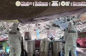 Fuerzas federales desmantelan cinco narcolaboratorios en Jalisco, Nayarit y Sinaloa