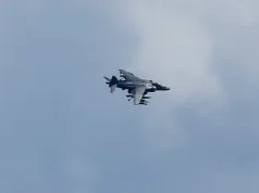 Dos aviones de combate colisionan en el aire durante un espectáculo aéreo en Idaho